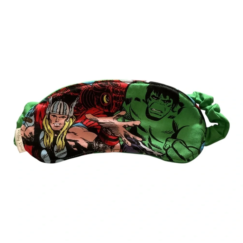 Marvel Superheroes Kids Sleep Mask - Green